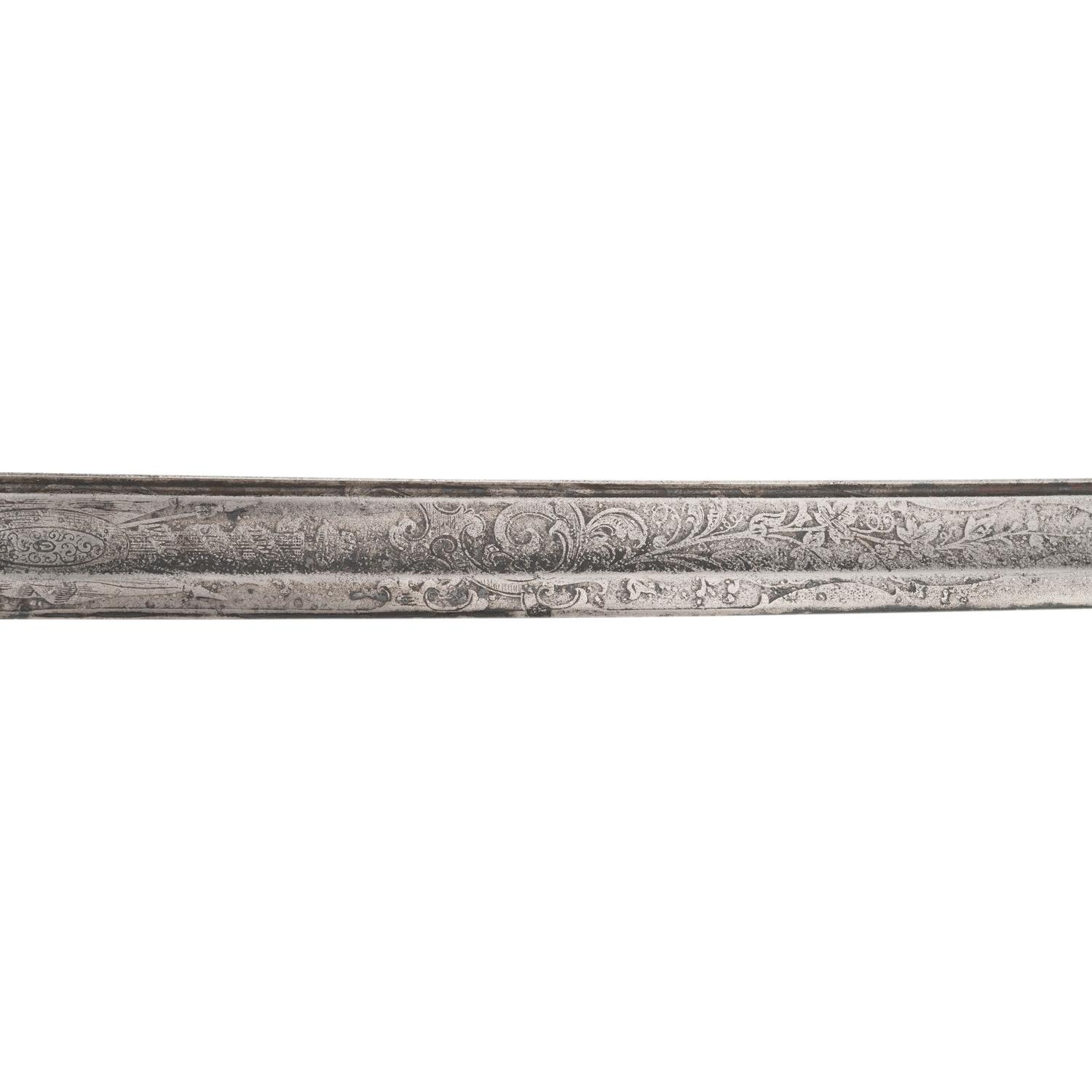 Schuyler, Hartley & Graham 1850 Foot Officers Sword of Capt. Charles Amory - 24th Mass Infantry - POW at The Crater