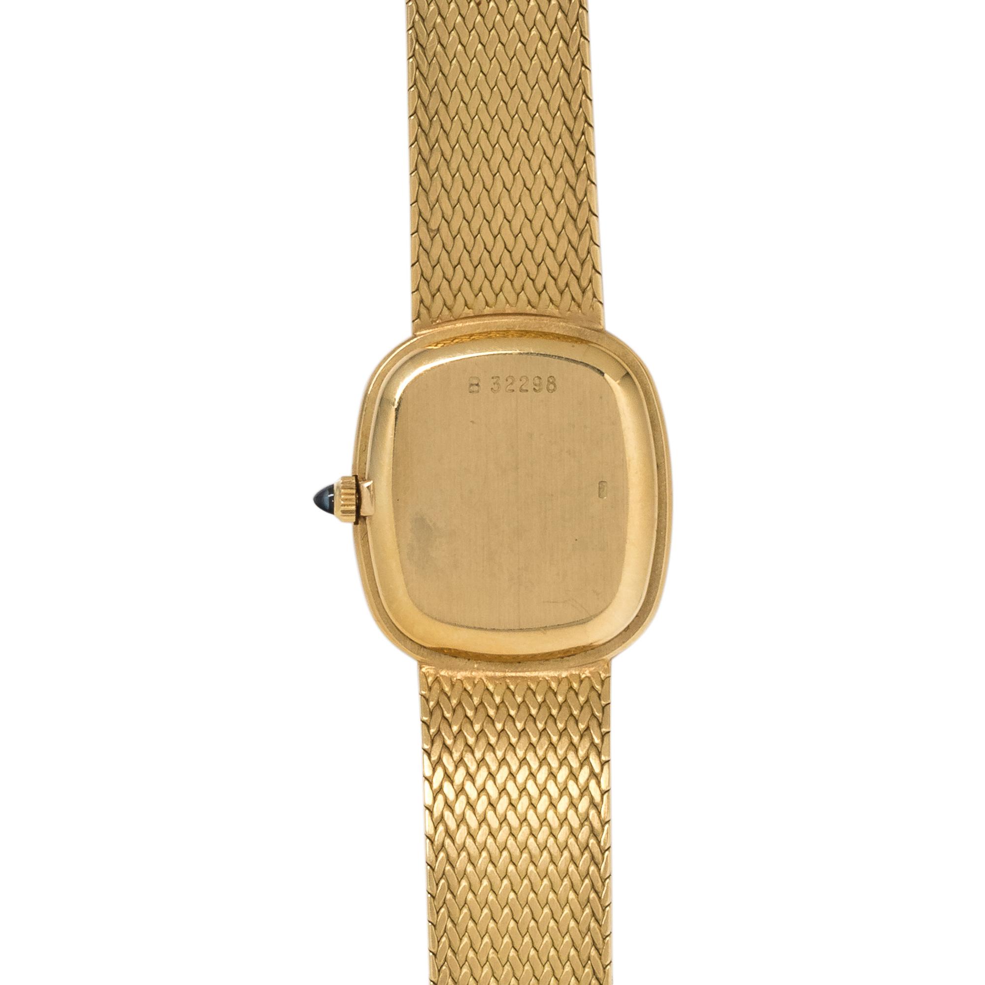 AUDEMARS PIGUET, 18K YELLOW GOLD AND DIAMOND WRISTWATCH