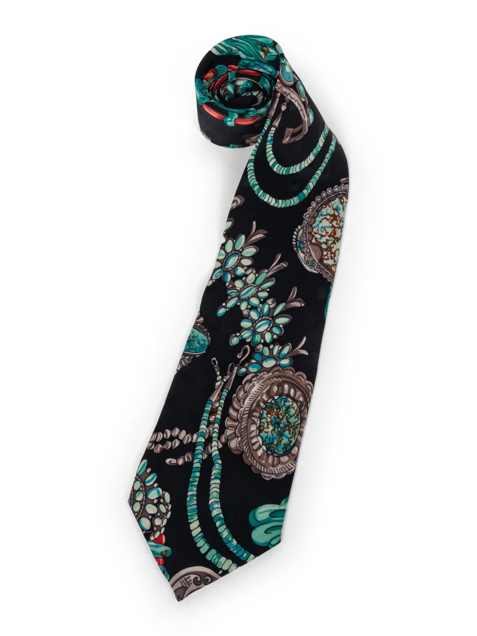 A Nicole Miller Jewelry Motif Tie