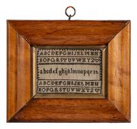 Six Needlework Embroidered Schoolgirl's Samplers