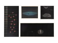 A group of four prints ( Fourteen Cherries; Clover Seeds; Pomegranate and Knife; Black Cherry)