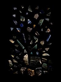 A Collection of Roman Millefiori, Mosaic, and Reticelli Glass Fragments