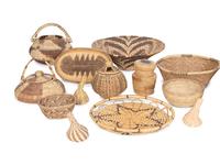 A Collection of Ninenteen Contemporary African Baskets