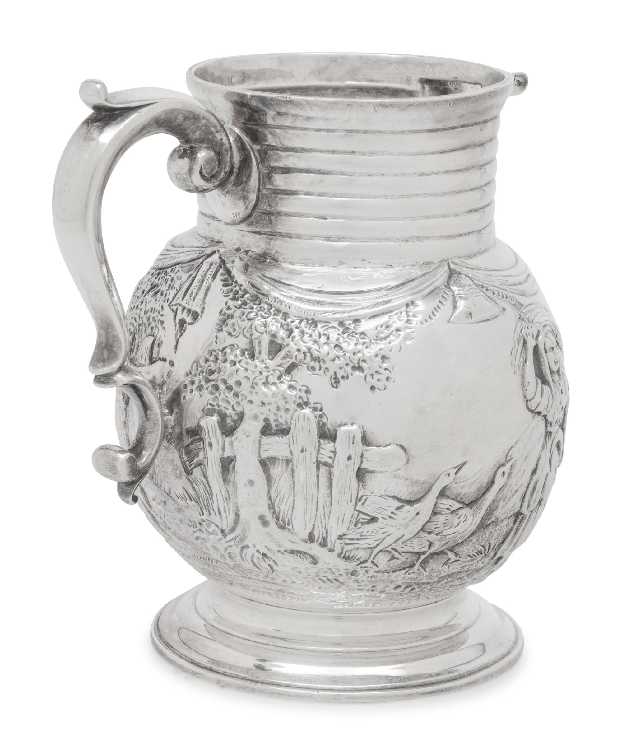A George III Silver Beer Jug