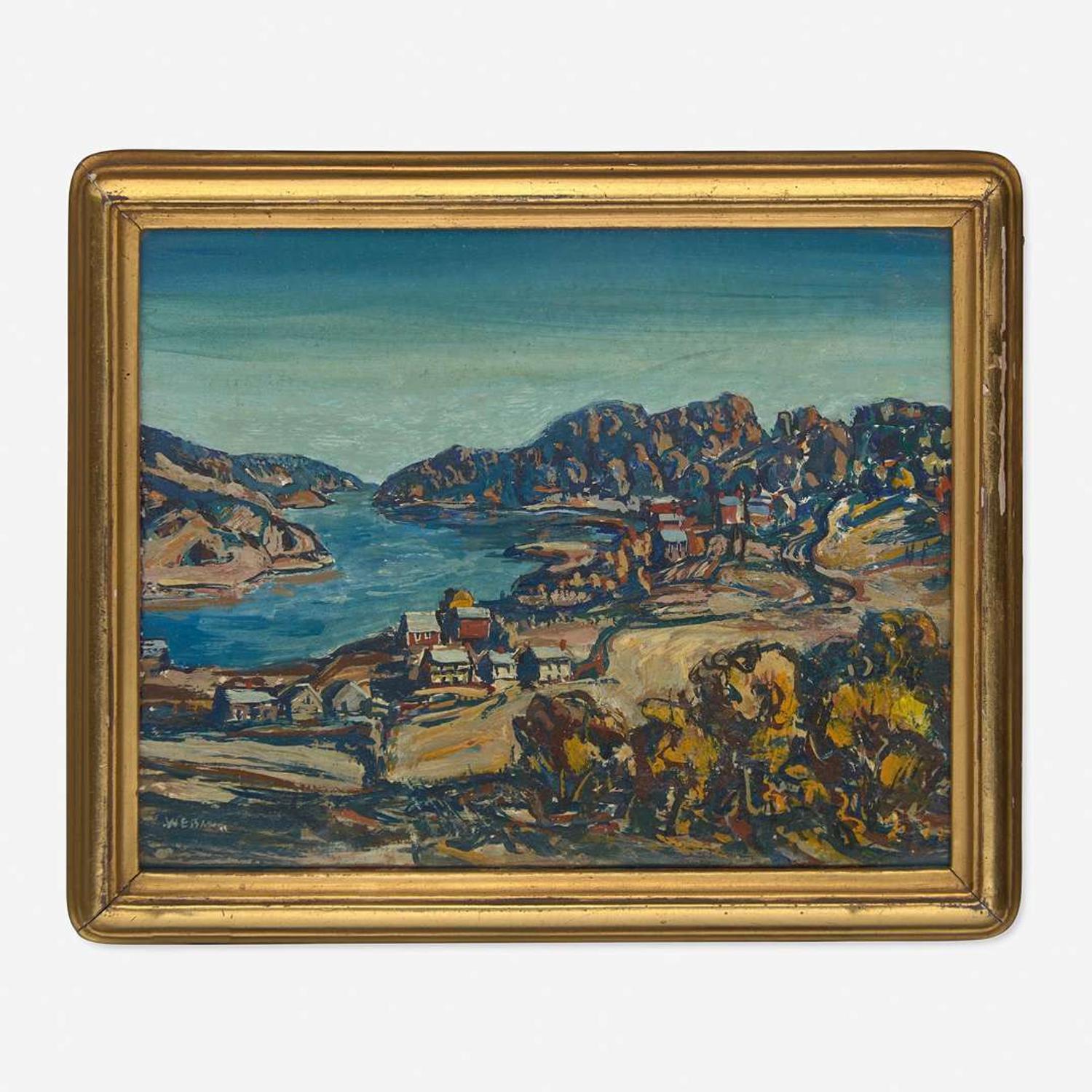 Walter Emerson Baum (American, 1884-1956) Extensive Delaware River Valley