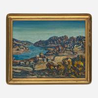 Walter Emerson Baum (American, 1884-1956) Extensive Delaware River Valley