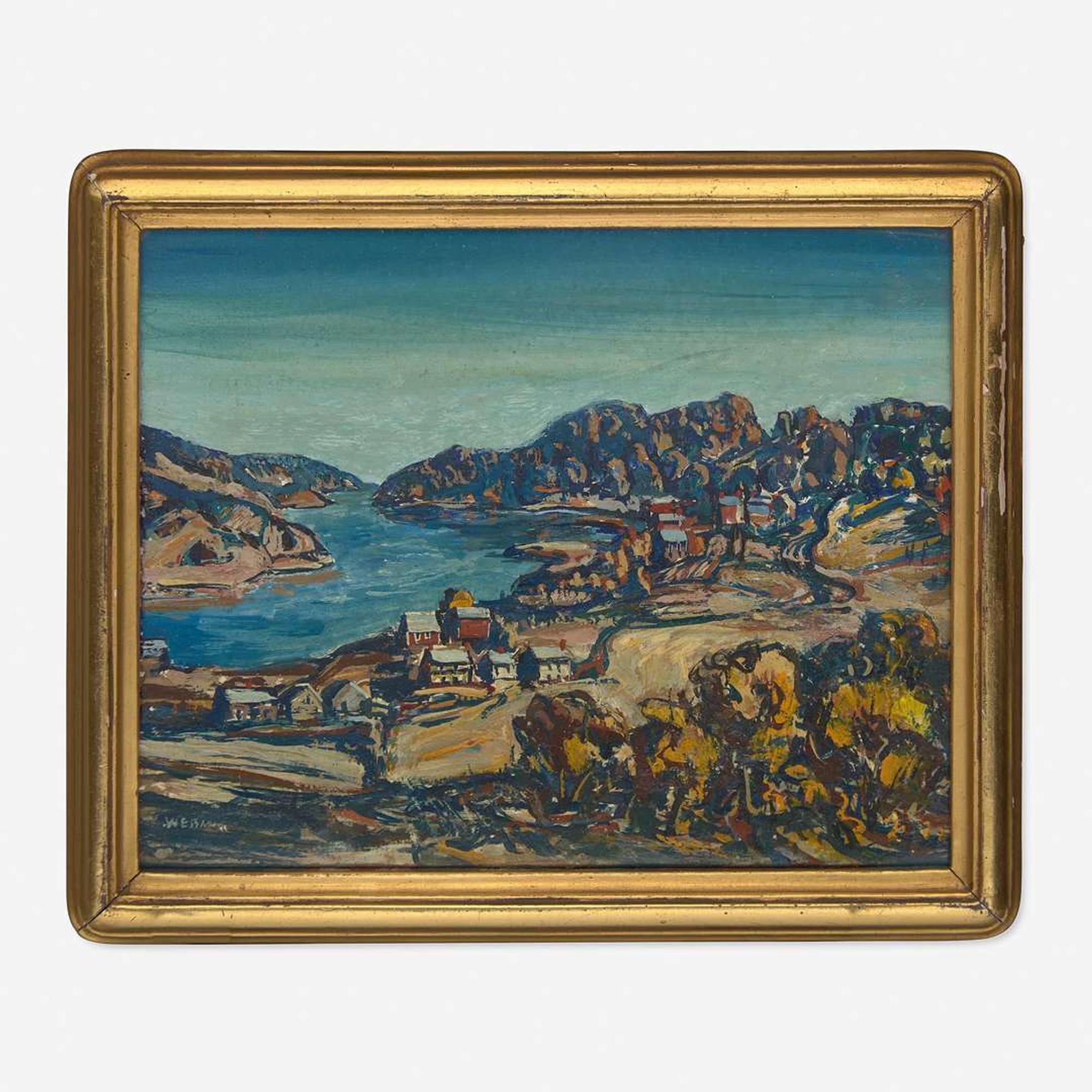 Walter Emerson Baum (American, 1884-1956) Extensive Delaware River Valley