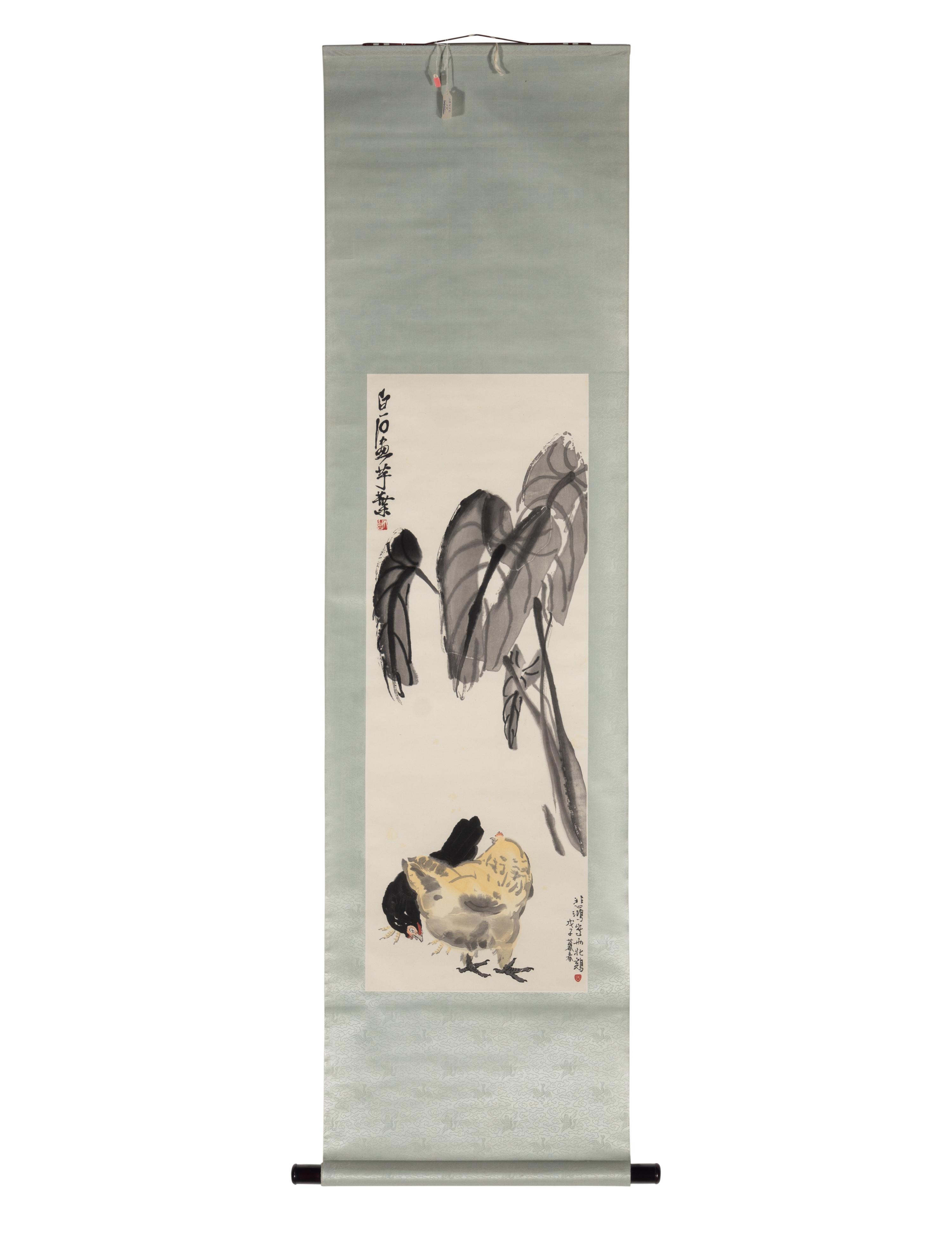 Two Chinese Woodblock Prints