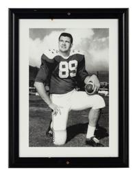 A Group of Seven Photographs Depicting Mike Ditka as a Player Formerly Displayed at Mike Ditka’s Restaurant