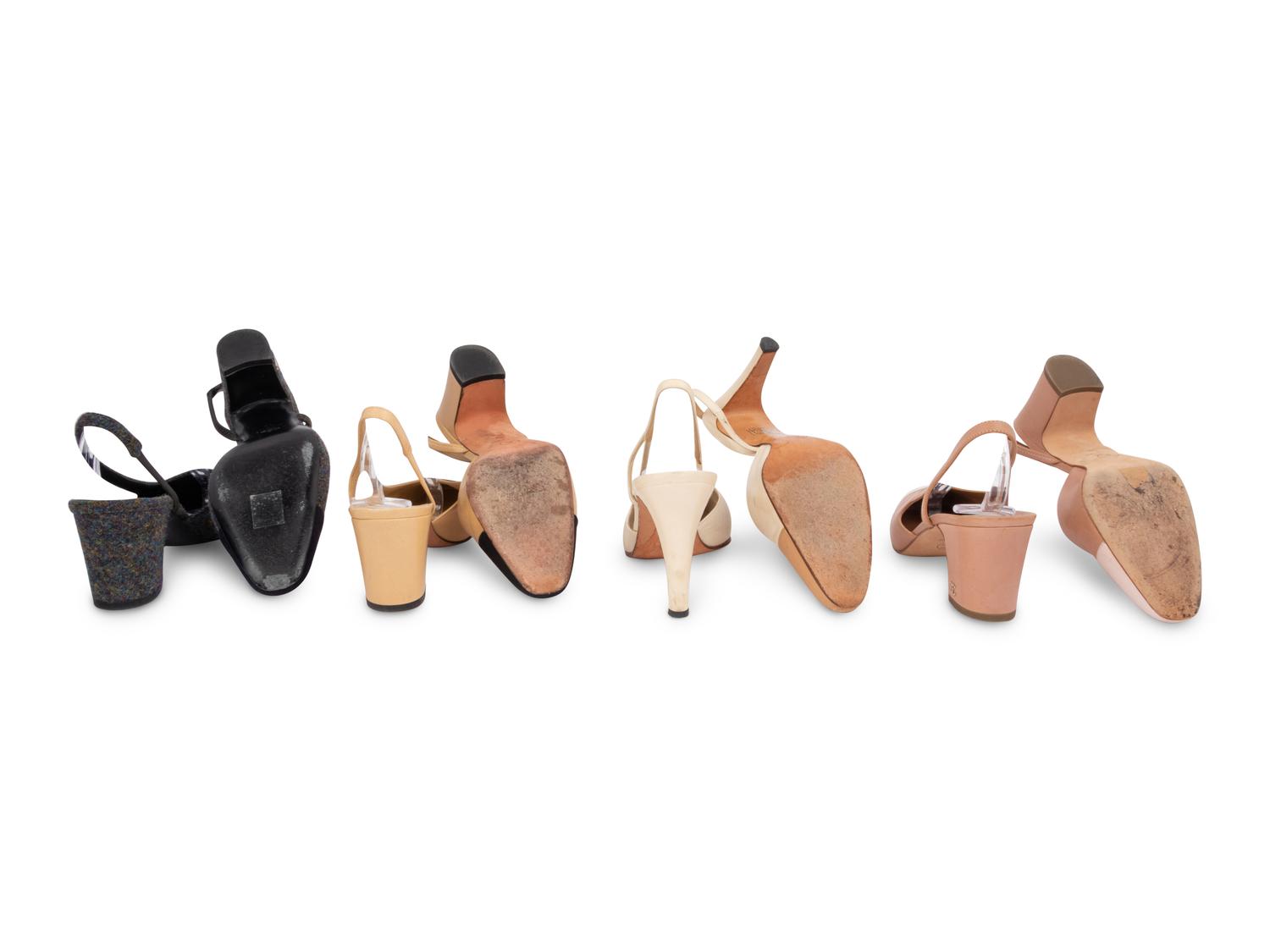 Four Pairs of Chanel Shoes, 1998-2020