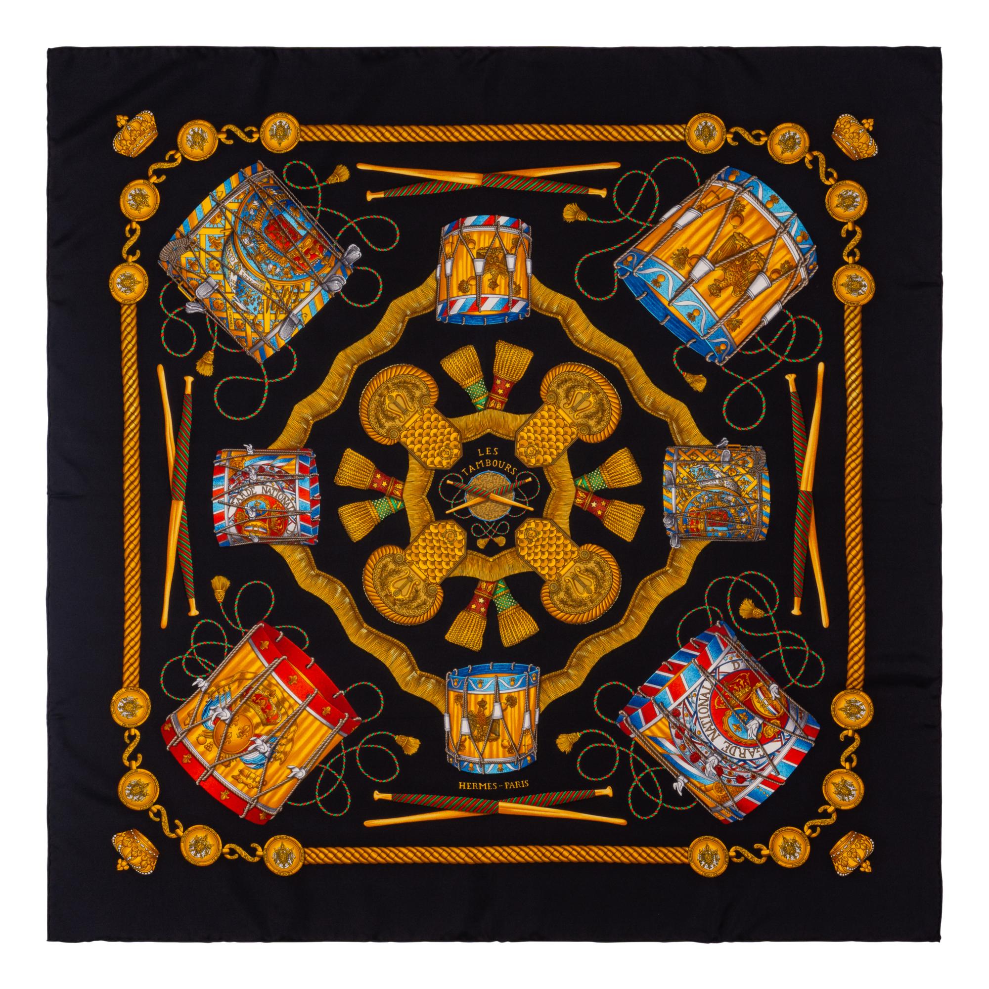 A Group of Three Hermès Scarves