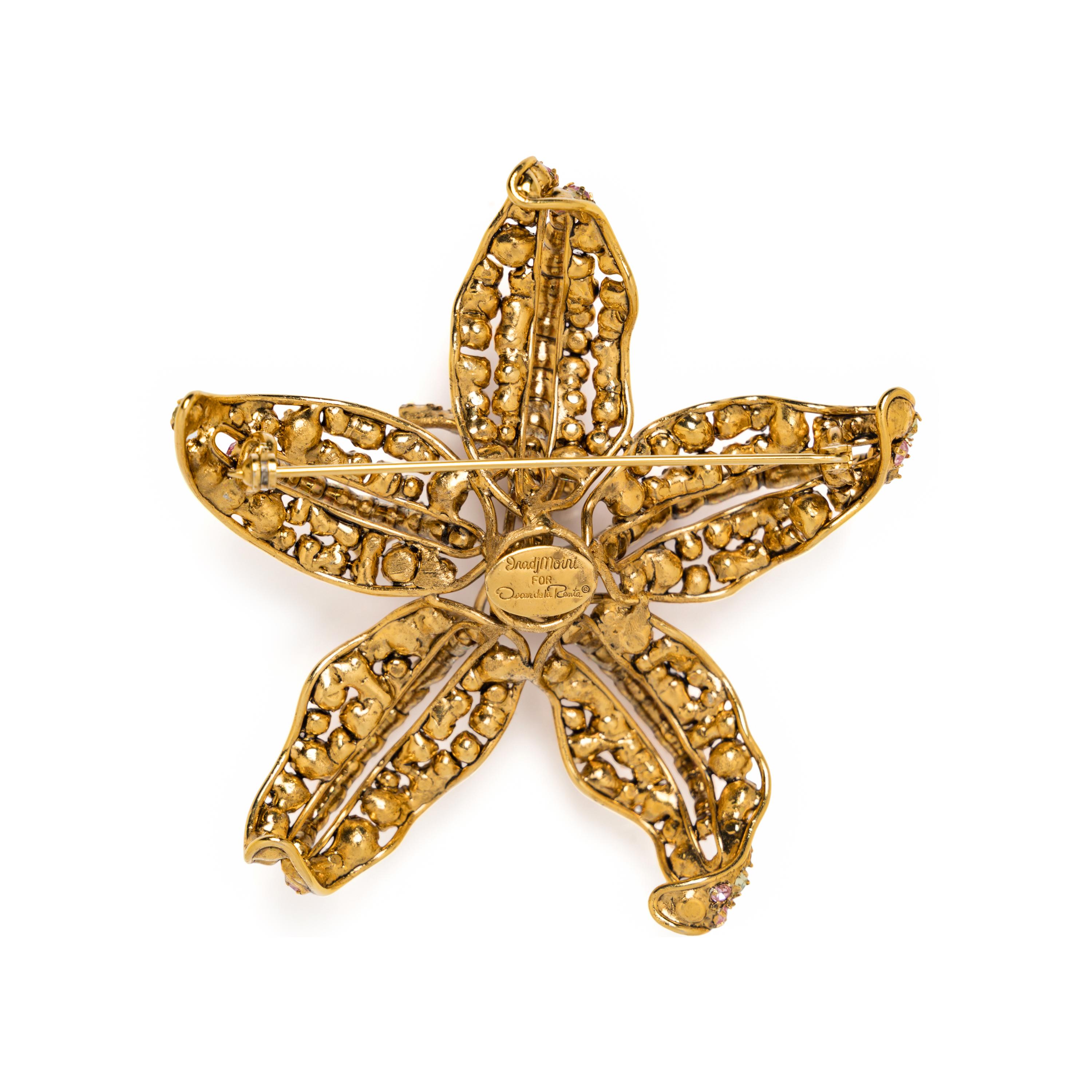 Iradj Moini, Rhinestone Lily Brooch