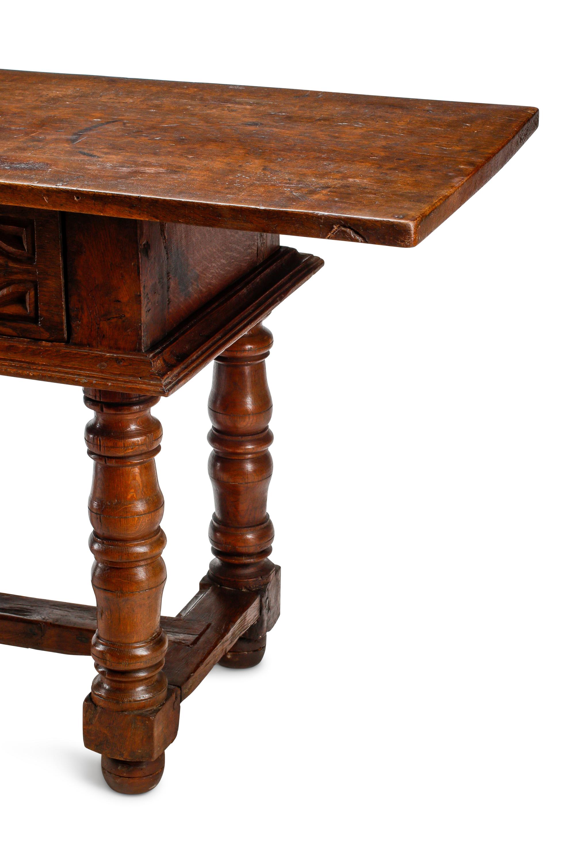 A Spanish Provincial Oak Table