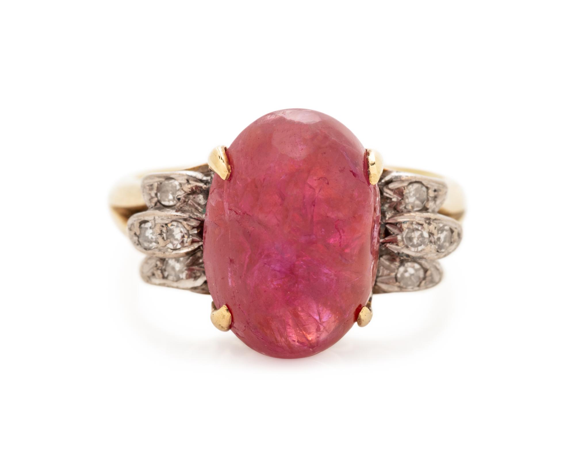 RUBY AND DIAMOND RING