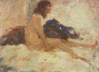 Harvey Dunn (American, 1884-1952) — Nude