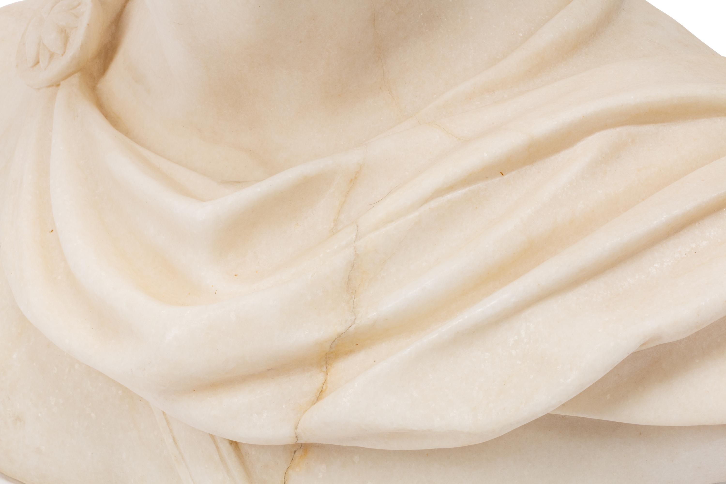 An Italian Marble Bust of Apollo