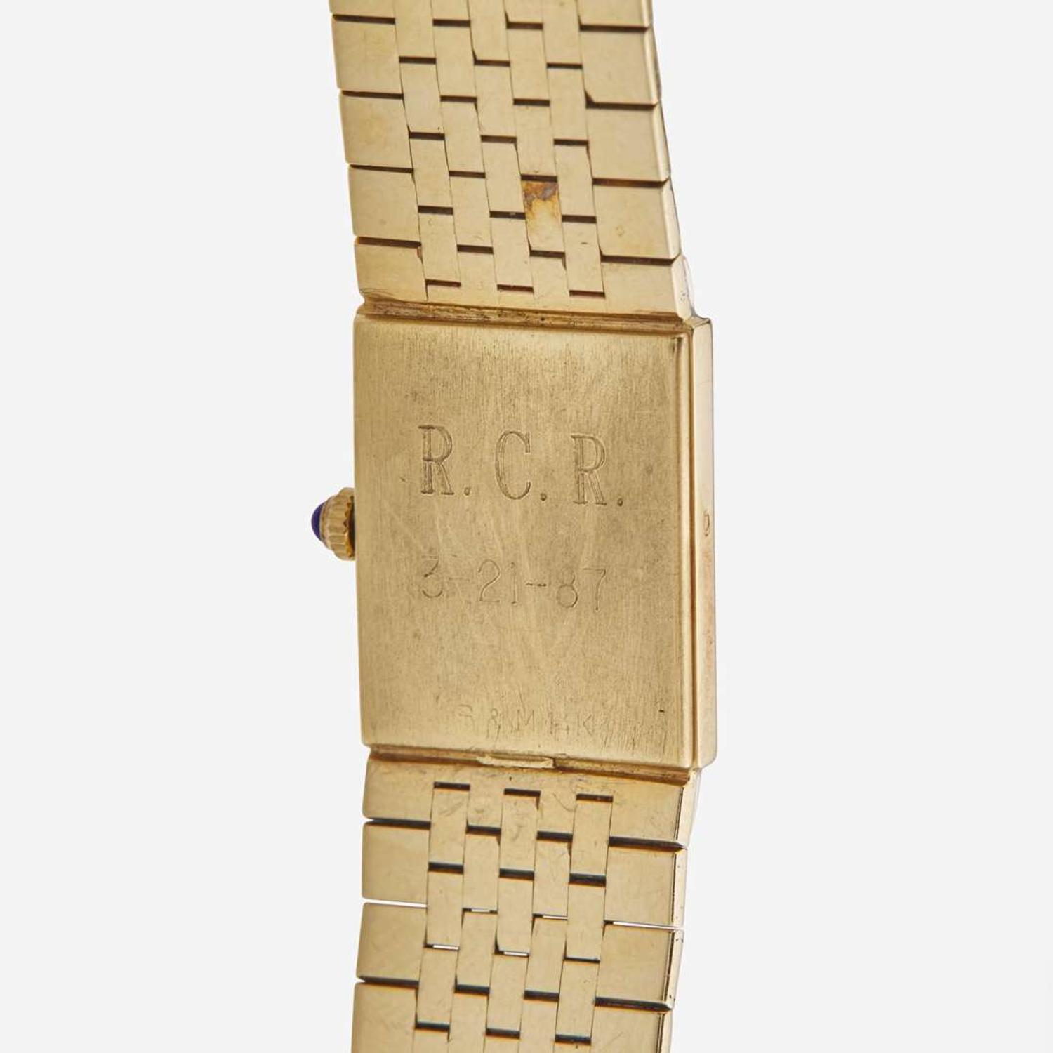 A Baume & Mercier 14K Yellow Gold and Diamond Watch