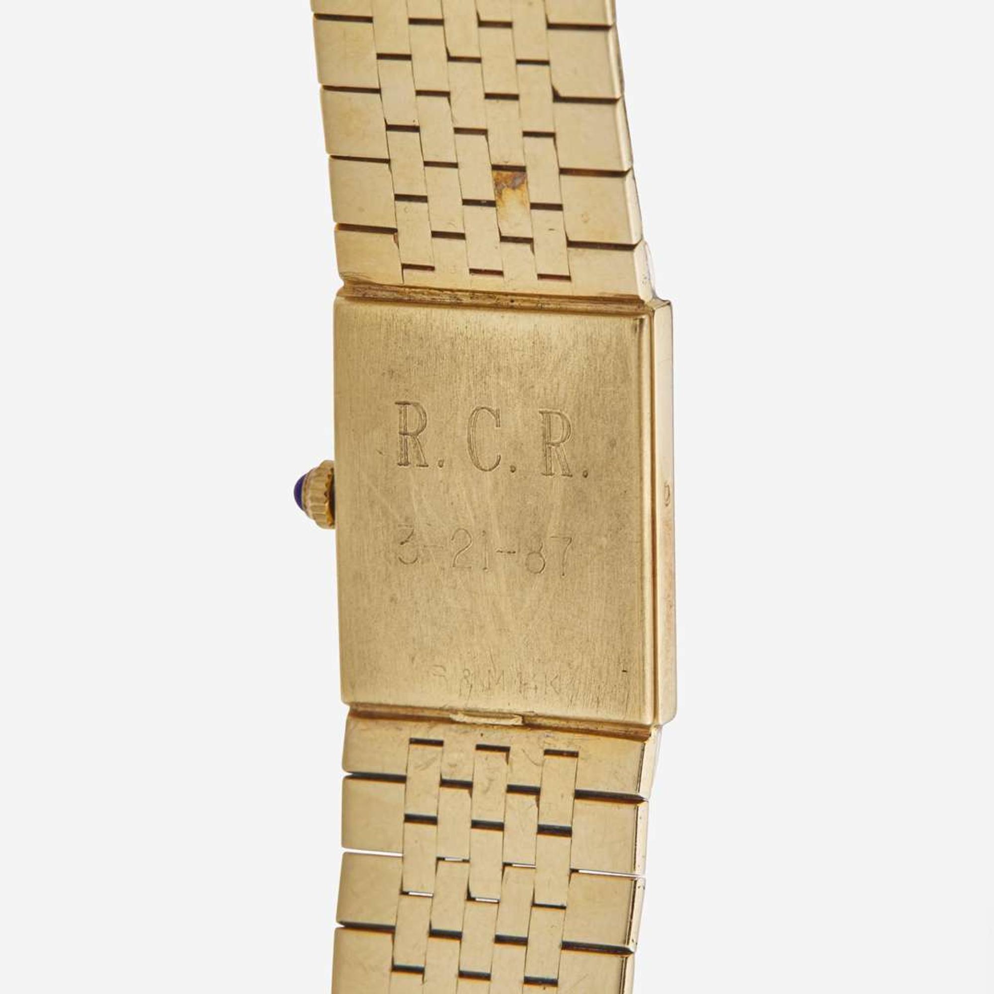 A Baume & Mercier 14K Yellow Gold and Diamond Watch