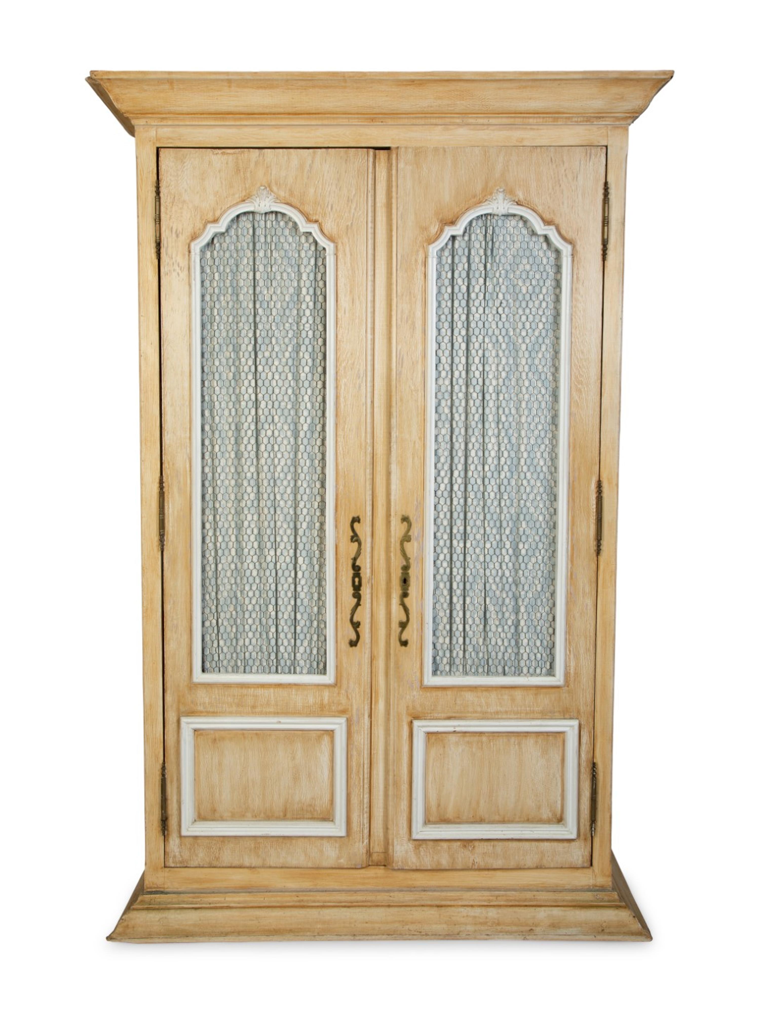 A Swedish Style Painted Cabinet — LATE 20TH CENTURY
