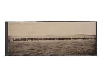 [WESTERN AMERICANA]. HUFFMAN, L.A., photog. 4 panoramic collotypes with western subject matter.