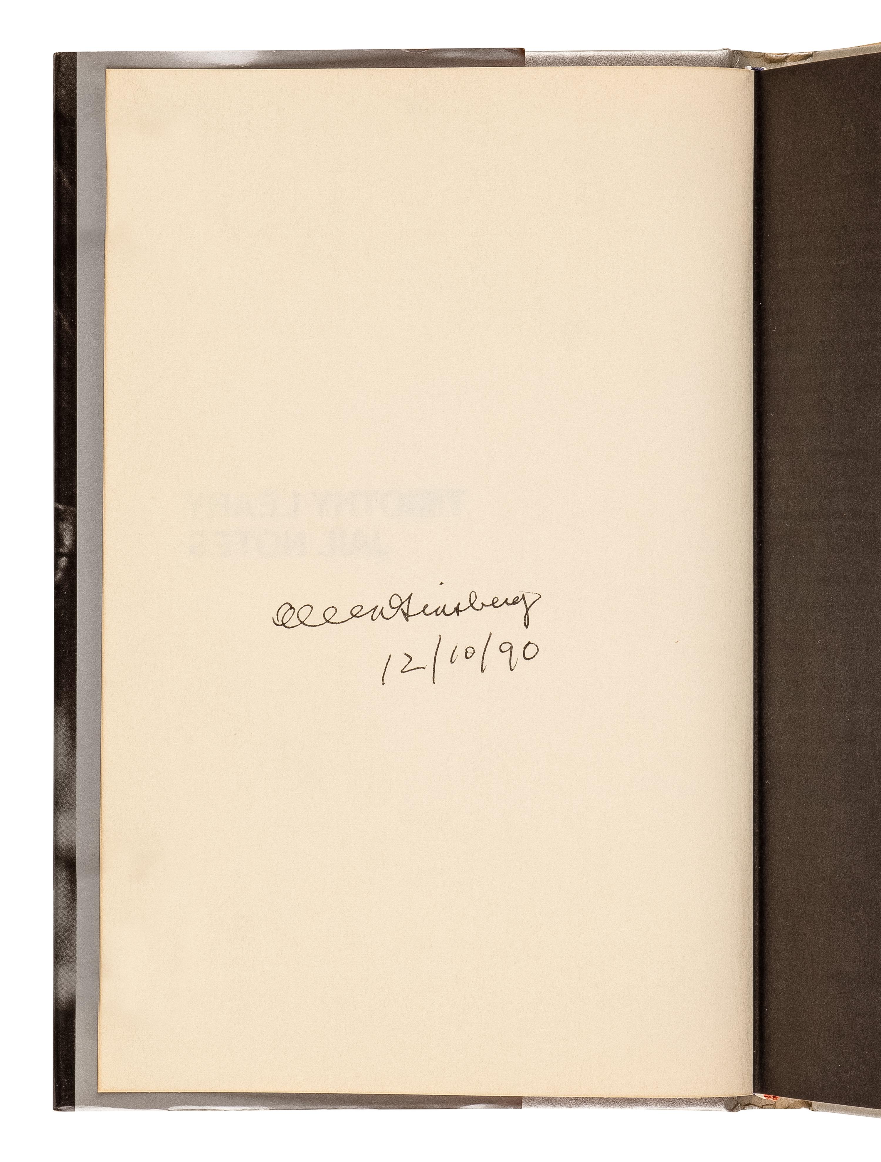 GINSBERG, Allen (1926-1997). A group of 4 works ALL SIGNED BY GINSBERG, comprising: