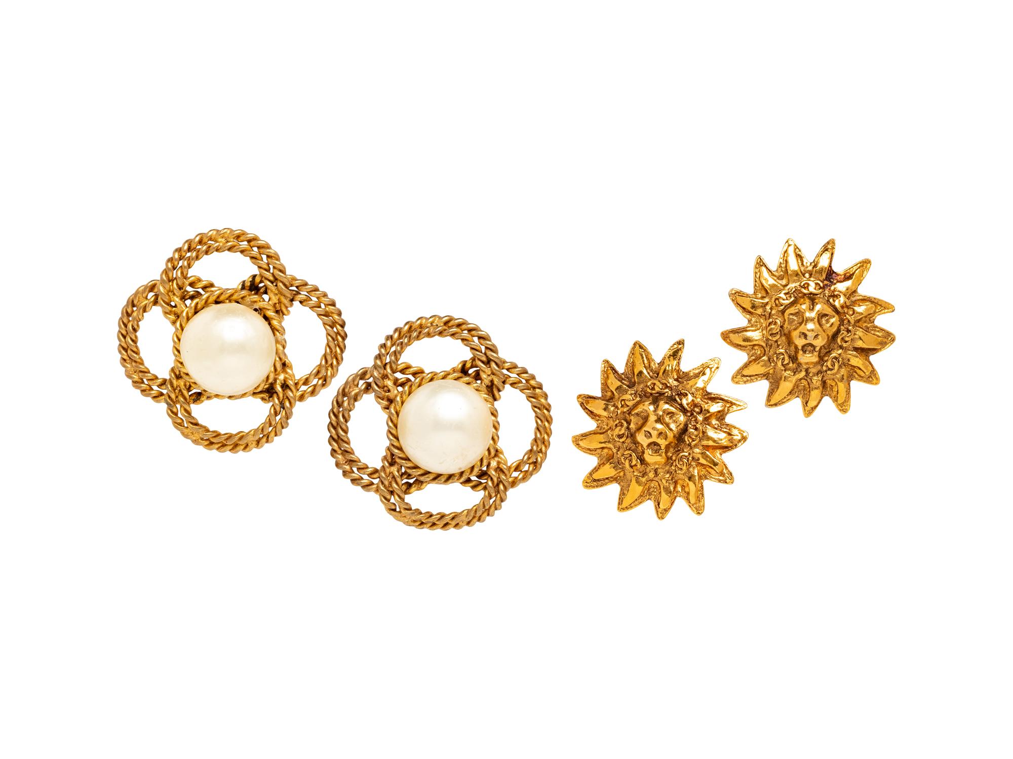 Chanel, Two Pairs of Ear Clips