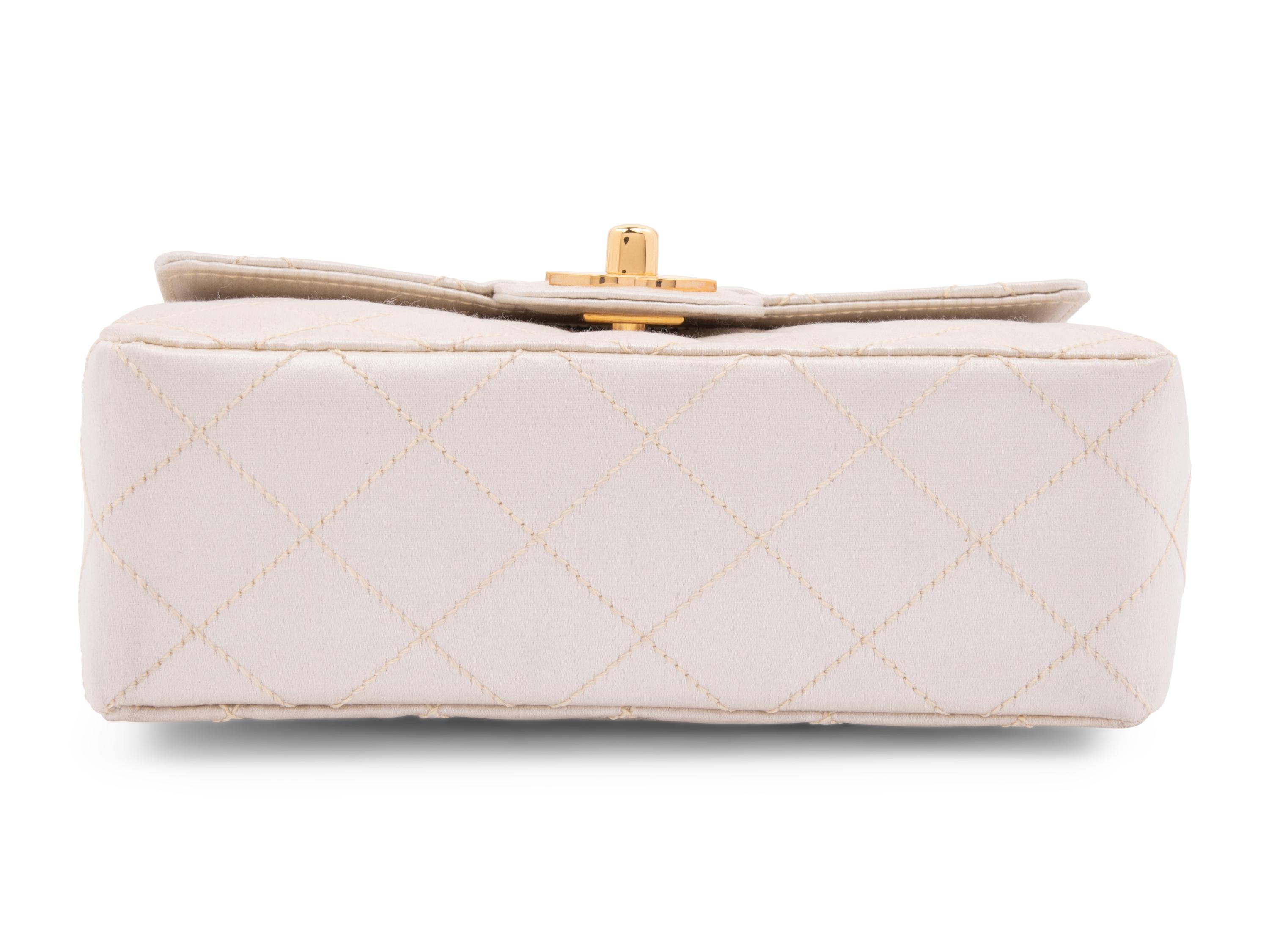 Chanel Satin Mini Classic Flap Bag, 1991-94