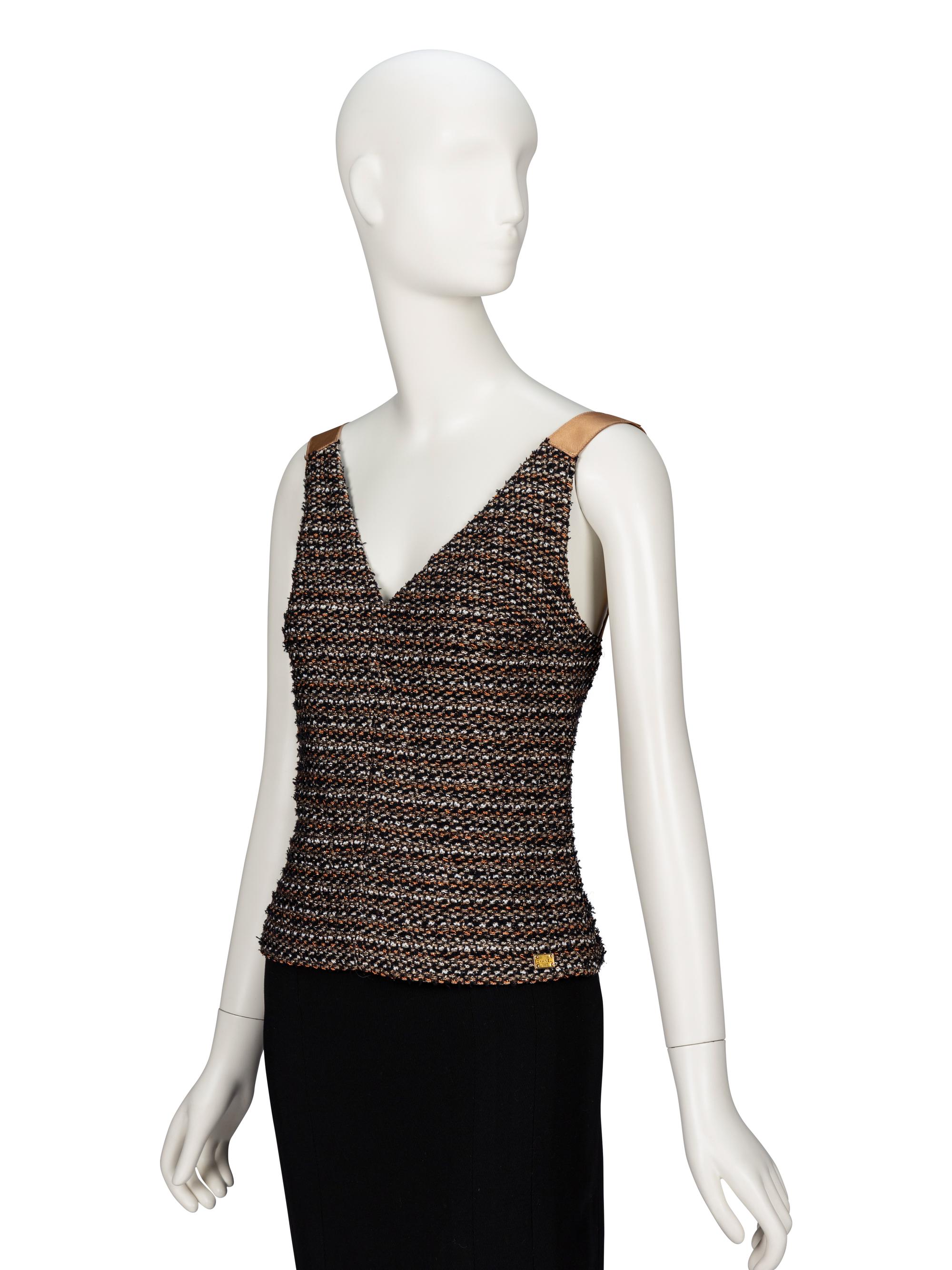 Chanel, Sleeveless Tweed Top