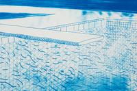 Lithograph of Water Made of Lines, 1978-1980