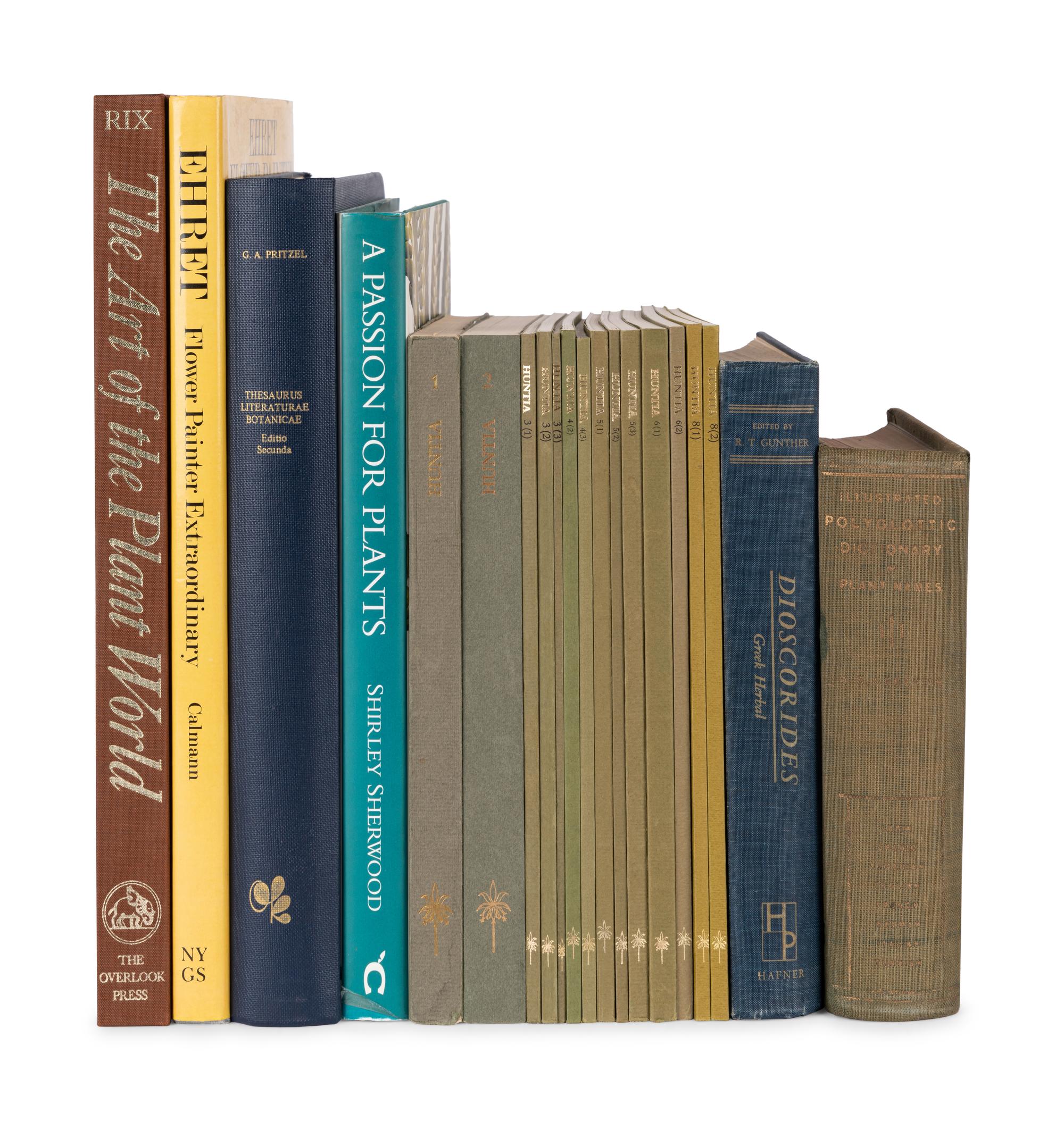 [BOTANY & HERBALS -- BIBLIOGRAPHY]. A group of 37 works, including: