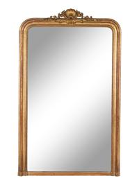 A Louis Philippe Giltwood Mirror