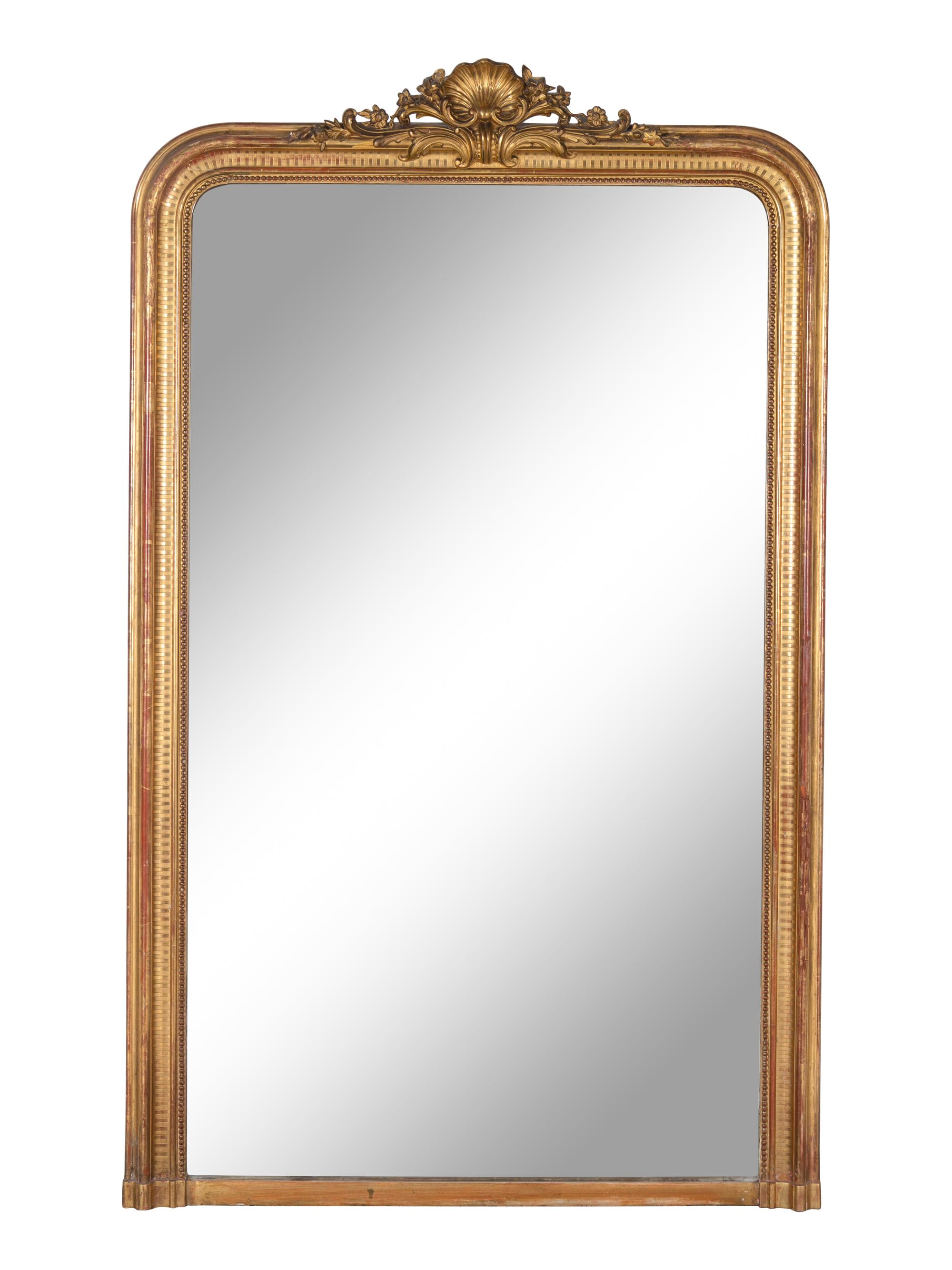 A Louis Philippe Giltwood Mirror