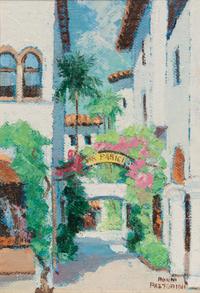 Palm Beach Scenes (Four Paintings)