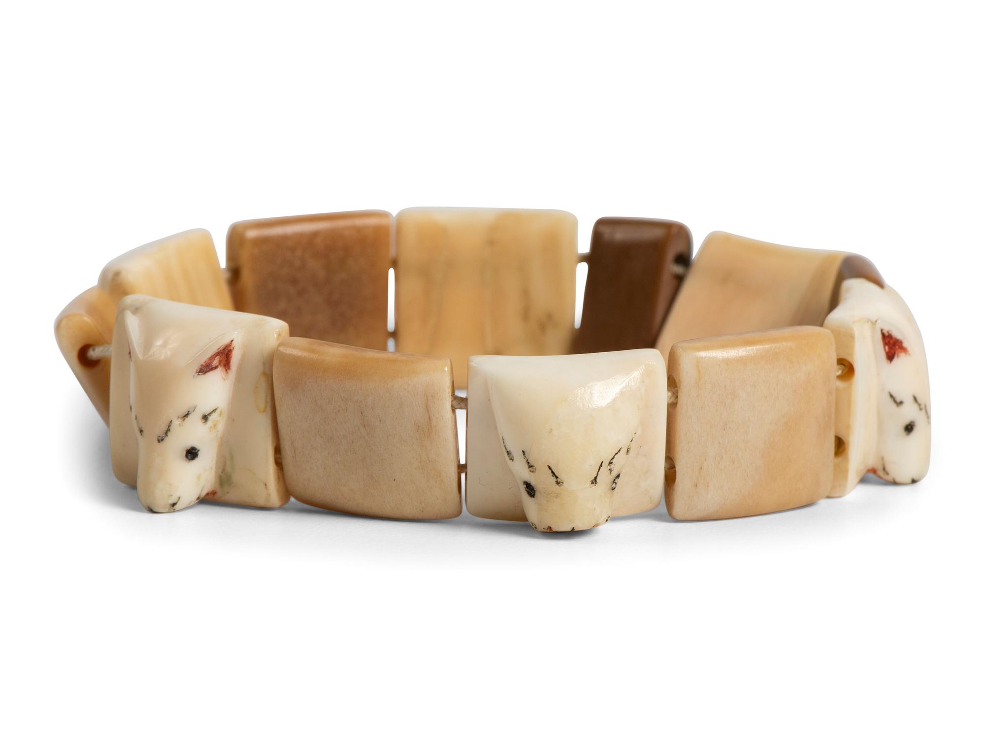 Alaskan Native Carved Bracelet