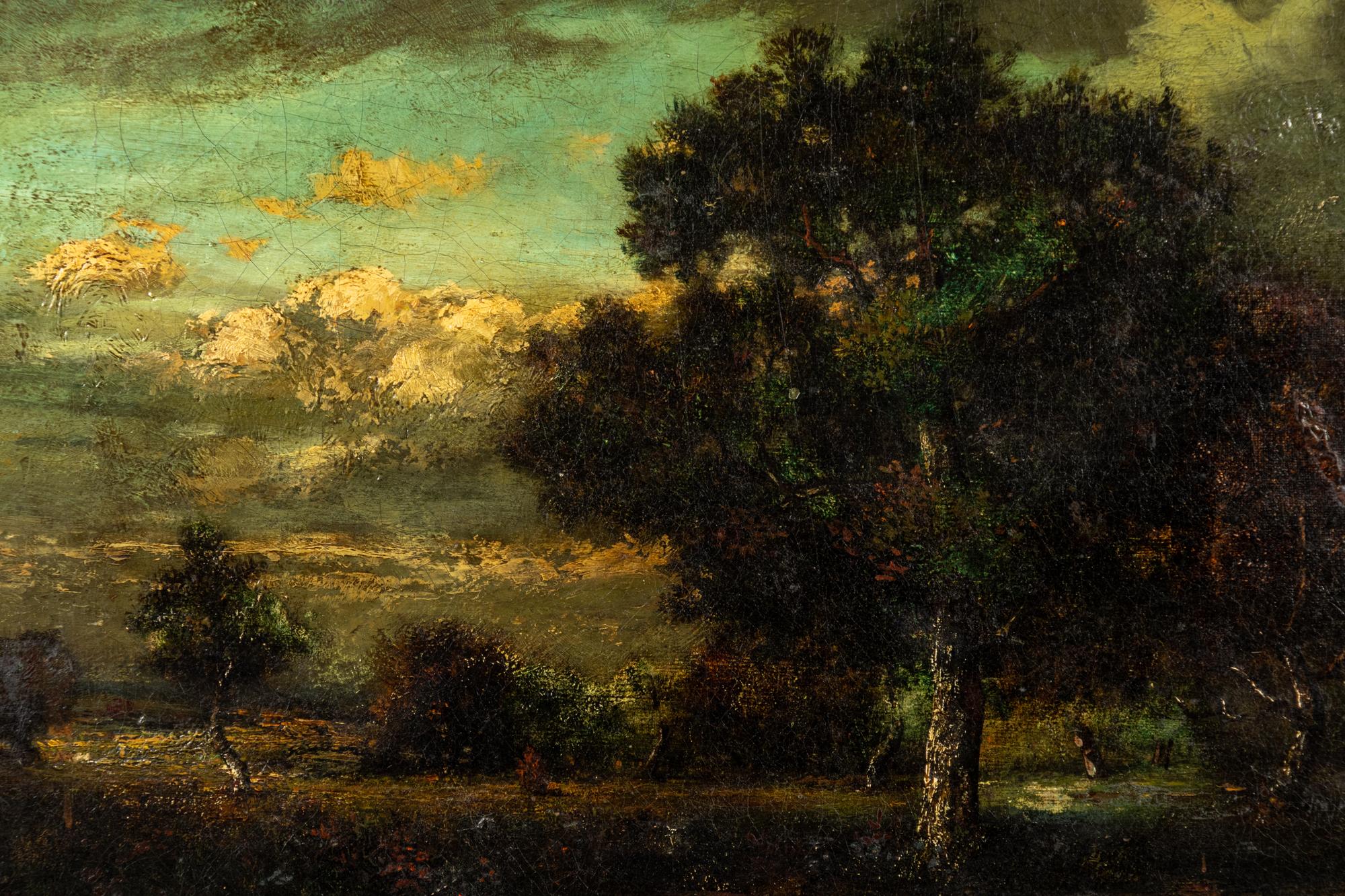 Landscape with Trees and Clouds