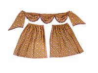 A Set of Cotton Drapery Panels