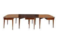 A Large George III Inlaid Mahogany Extendable Dining Table