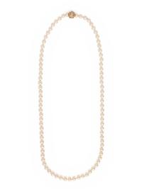 CULTURED PEARL AND DIAMOND NECKLACE