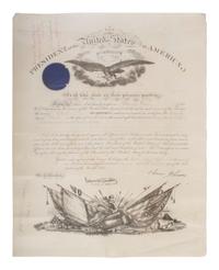 [CIVIL WAR]. JOHNSON, Andrew (1808-1875). Appointments associated with the service of Major Murray Davis, 95th Ohio Infantry, including a document signed by Andrew Johnson as President, 20 April 1866.