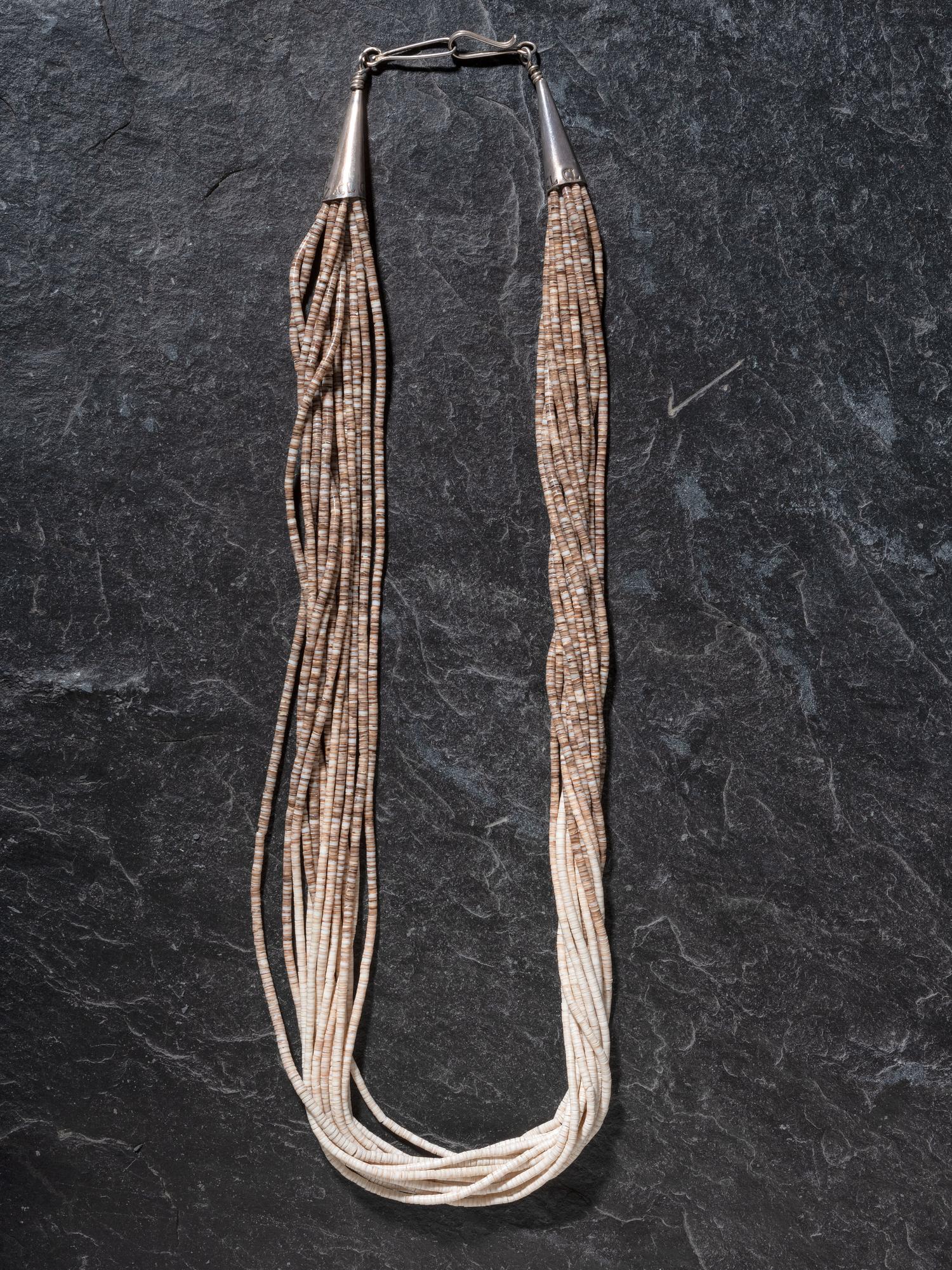 Fourteen-strand Heishi Necklace