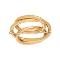 YELLOW GOLD BROOCH