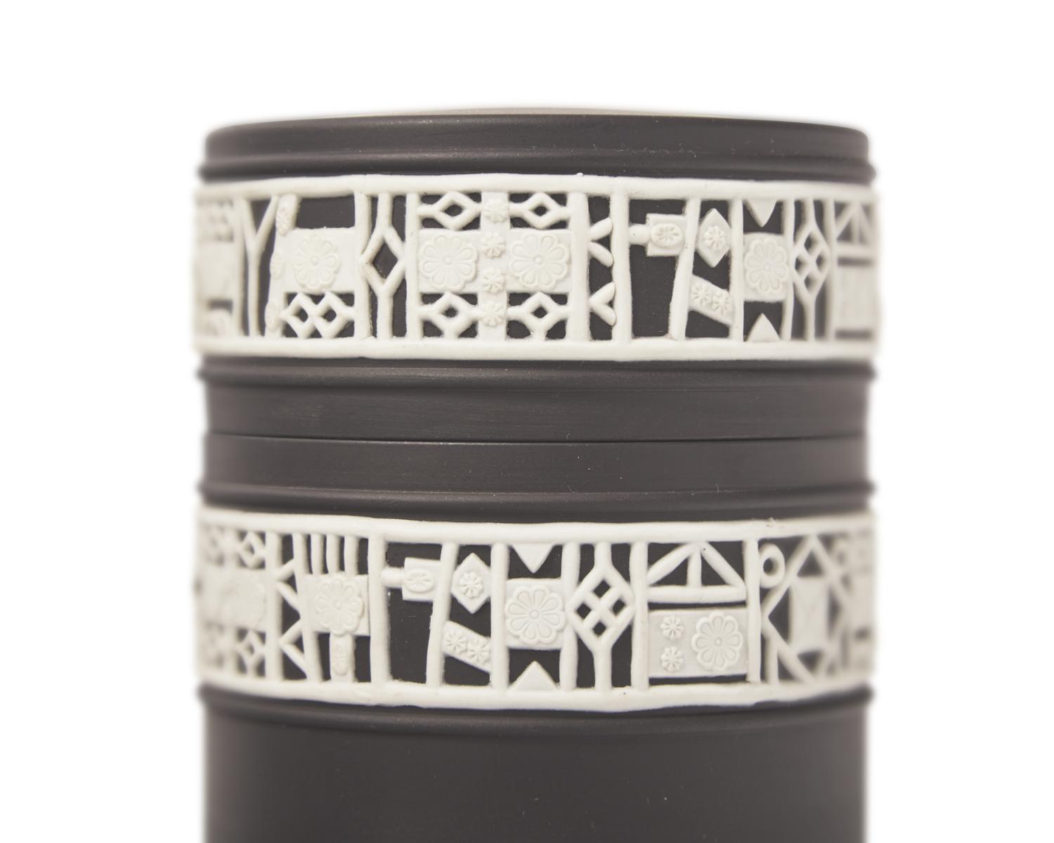 A Collection of Wedgwood Black Jasperware and Black Basalt Table Articles