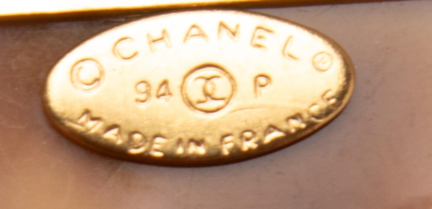 Chanel, CC and Tortoise-Effect Brooch