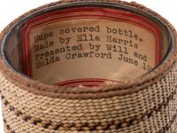Basketry Bowls and Covered Bottle