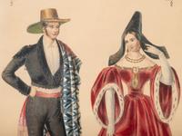 A Pair of Continental Lithographs