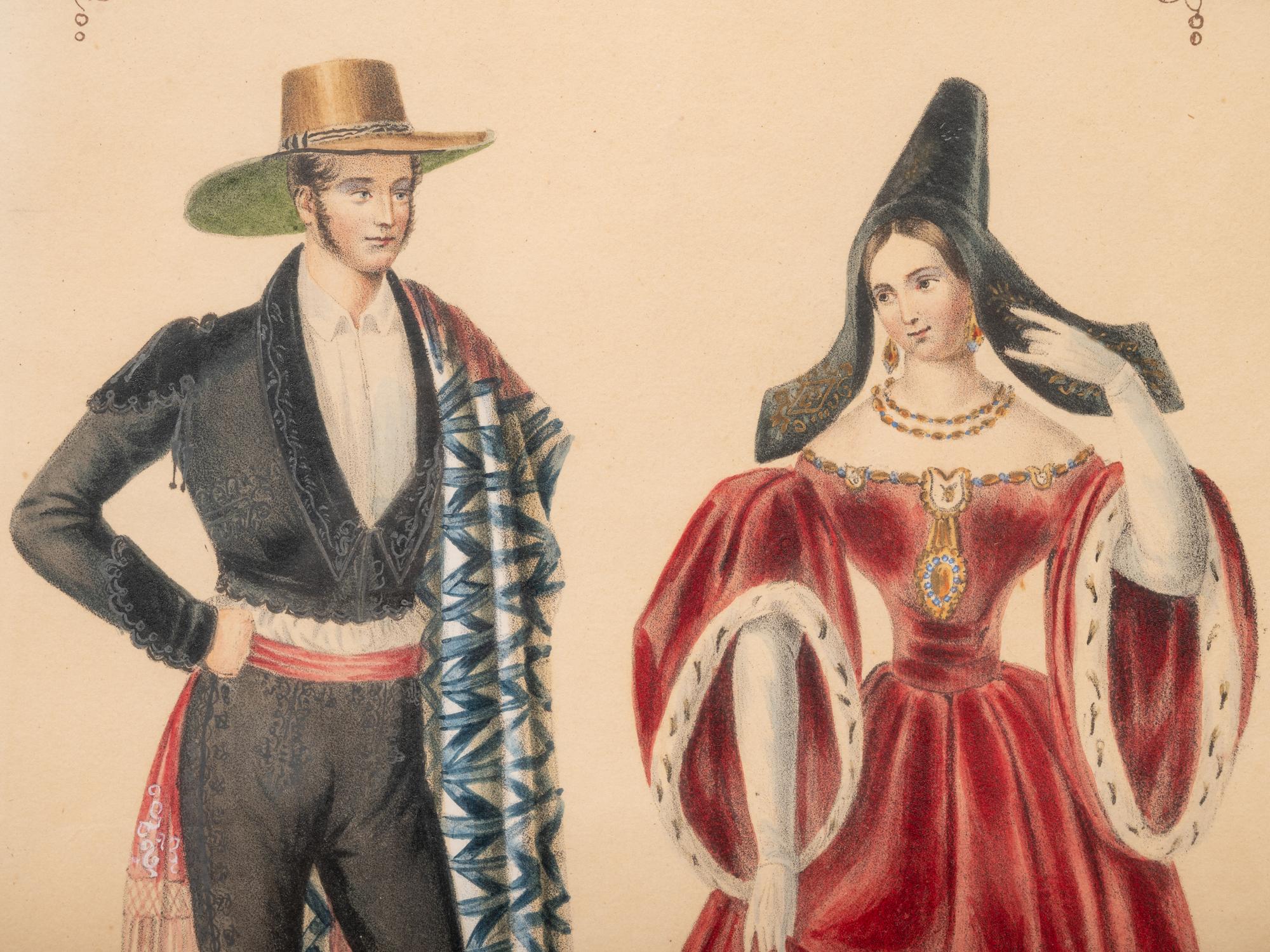 A Pair of Continental Lithographs