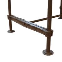 An Iron and Wood Industrial Table 134" W x 33" D x 30" H — France, First Half 20th Century