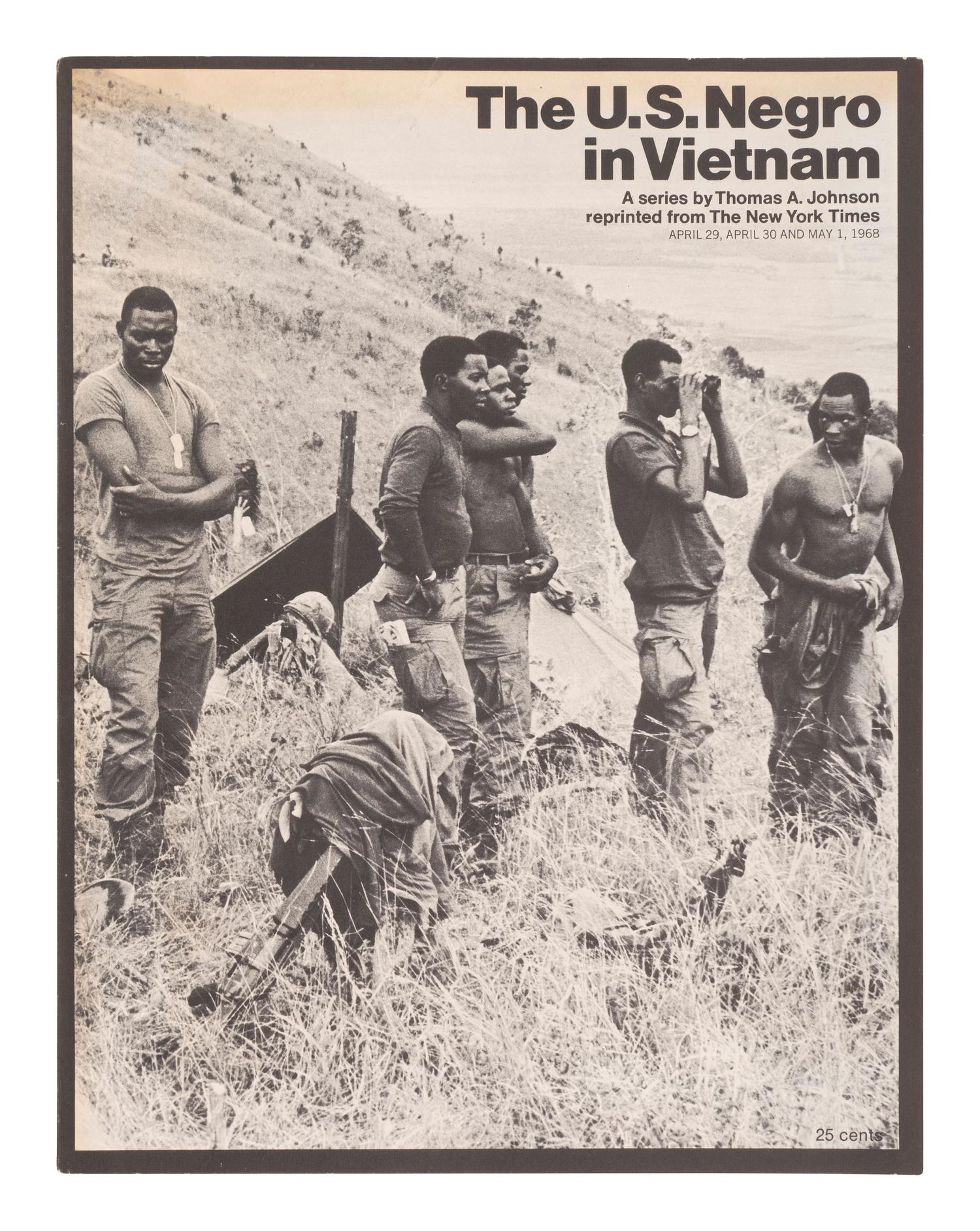[VIETNAM]. 4 items, incl. typed report from Russell Braley detailing racial tension in the army.