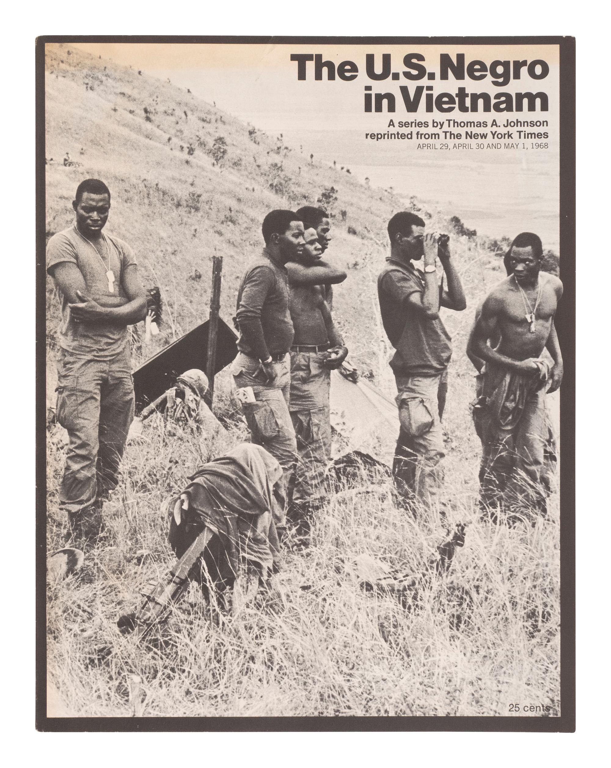 [VIETNAM]. 4 items, incl. typed report from Russell Braley detailing racial tension in the army.
