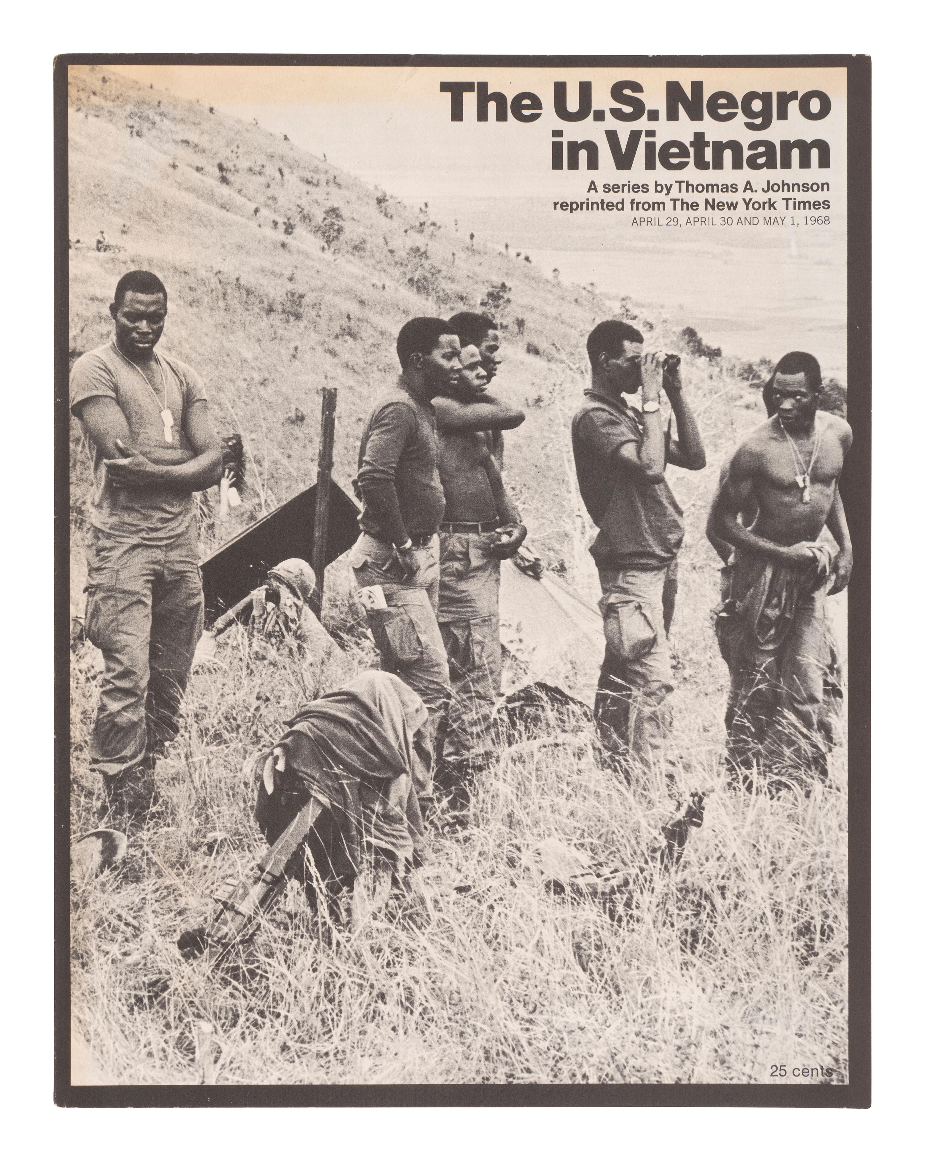[VIETNAM]. 4 items, incl. typed report from Russell Braley detailing racial tension in the army.